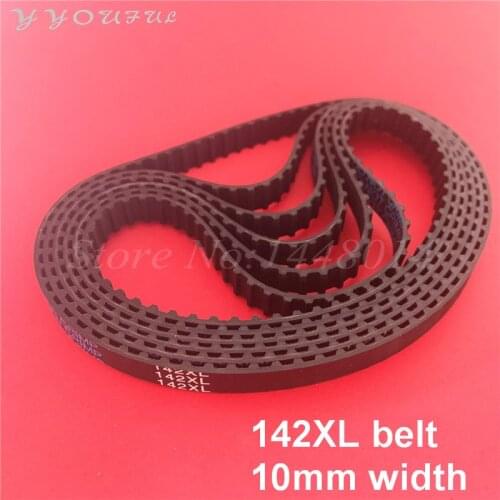 Flatbed UV Solvent Printer Carriage Motor Small Belt 142XL 1cm 1mm Width Pulley Timing O ring Belt 1pc 2pcs 10pcs