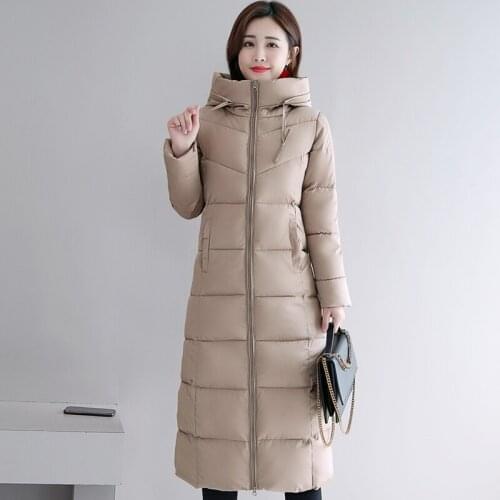Stand Collar Pop High Quality Warm Winter Jacket Women Outwear Winter Jackets Womens Female Snow Wear Coat Long Parka