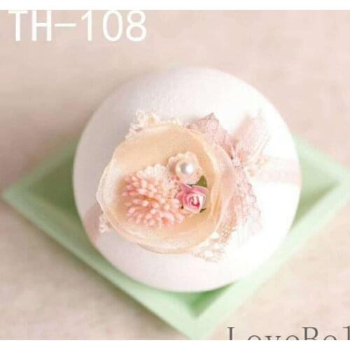 Baby headband with flower baby photo shooting headwear girl lovely girl princess headband newborn photography prop