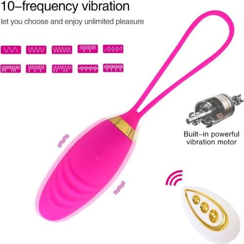 Bullet Vibrator Sex Toys For Women Vaginal Balls G-Spot Simulator Wireless Remote Control Vibrating Love Egg Sex Toy For Couples