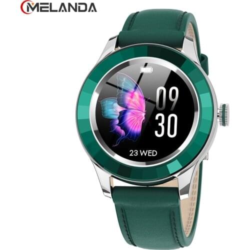 Melanda 2021 Fashion Women Smart Watch Waterproof Heart Rate Blood Pressure Monitor Smartwatch Gift For Ladies Watch Bracelet