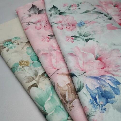 Chiffon Fabric Flower 50D Cosplay Dress Shirt Material Breathable DIY Blouse Sewing