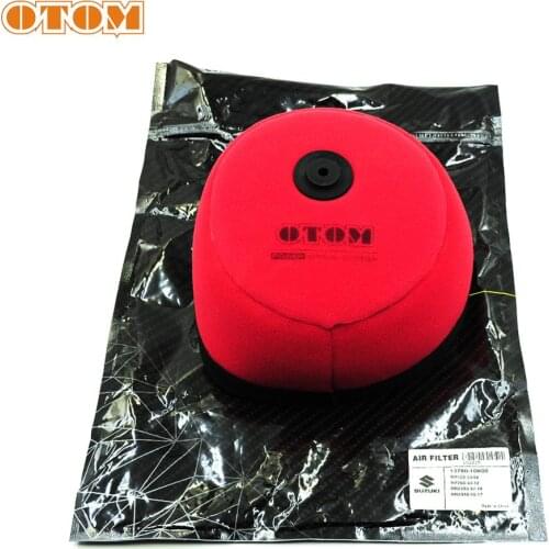 OTOM Motorcycle Air Filter Intake Cleaner Dual Foam For SUZUKI RM125 250 RMZ250 RMZ450 Off Road Motorcross Air Filters Cartridge