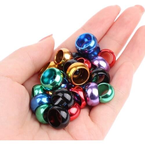 10 Pcs/set Pet Bird Rings 8mm 10mm Aluminium Pigeon Rings Training Identification