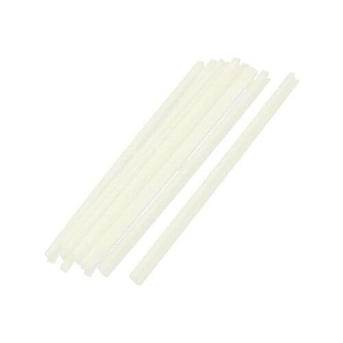 10pcs ABS Horizontal Mounting PCB Board Card Guide Rail Slot Rod Bar 7.5" 190mm