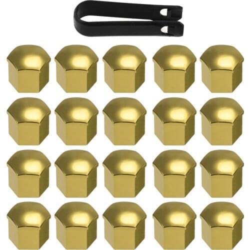 20Pcs Car Wheel Nut Caps Bolt Rims Special Socket Auto Hub Screw Cover Protection 17/21mm Car Styling Exterior Decoration