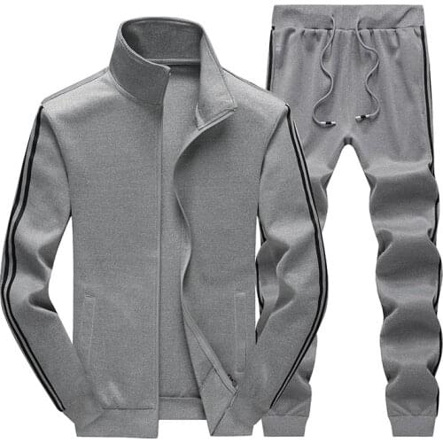 2020 Winter Tracksuits Men Fashion Sport Set Hoodies Pants Suit Zipper Sportswear Male Jogger Hoodie Sporting Men Outfit Set