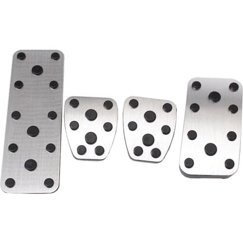 For Subaru Outback 2014 -2021 Legacy 2015 - 2021 Aluminum alloy Car Foot Pedal Accelerator Brake Clucth Pedal Cover Accessories