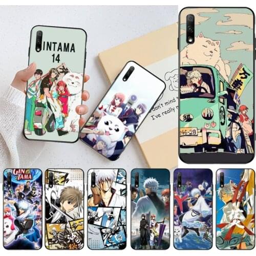 CUTEWANAN Cartoon Gintama DIY Painted Bling Phone Case for Huawei Honor 30 20 10 9 8 8x 8c v30 Lite view pro