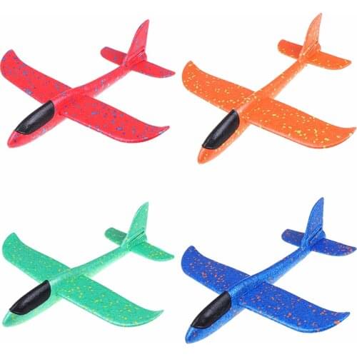 EPP Foam Hand Throw Airplane Outdoor Launch Glider Plane Kids Gift Toy 37CM Interesting Toys