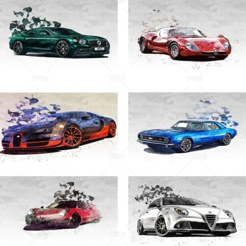 World Famous Racing Cars Sports Cars Pictures Nordic Modern Art Home Wall Decor Living Bedroom Quality Canvas Painting Posters