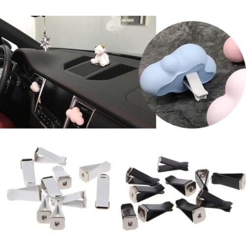 10Pcs Auto Air Conditioner Car Outlet Perfume Clips Vent Clip Auto Accessories