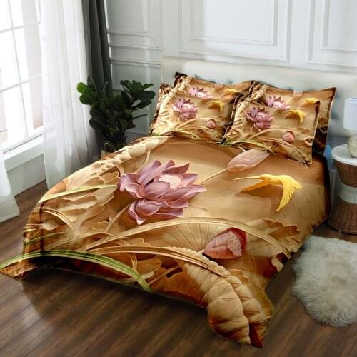 3D Bedding Set Twin Queen Size California King Bed Cover Double Bed Set Bedsheet Duvet Cover Pillowcase King Size