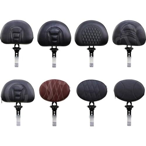 Motorcycle Adjustable Plug-In Driver Rider Backrest Pad Kit Fit For Can-Am Spyder RT 2008-2017 2016 2015 2014 2013 2012 2011