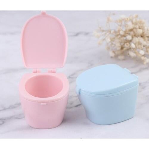 1:12 Dollhouse Miniature Furniture Bathroom Toilet Toilet brush Dollhouse Pretend Toy Dolls Accessories