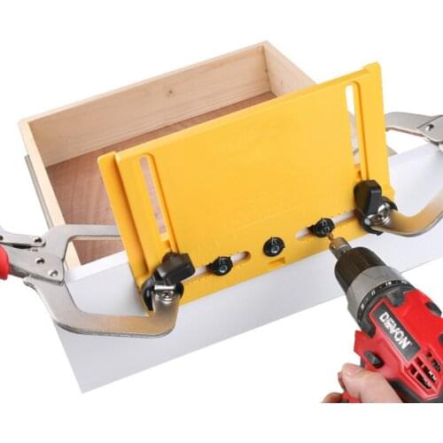 Handle Hole Locator Door Handle Knob and Pull Installation Jig and Shelf Pin Jig Boring Hole 5/6mm Drill Guide Woodworking Tools