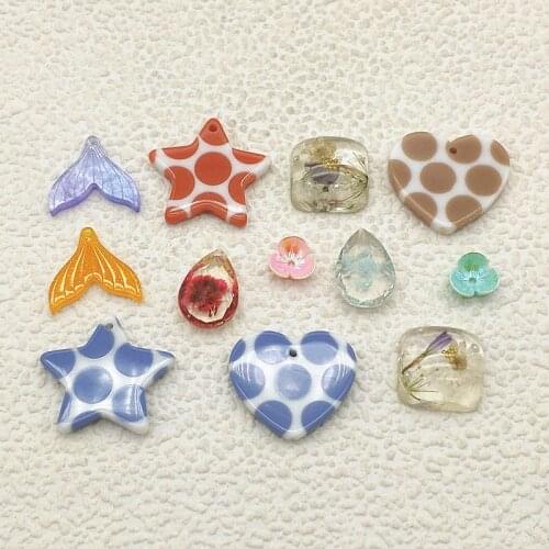 New arrival! Low-priced clearance products Acrylic Charm for Handmade Jewelry Bracelet Earring DIY Parts