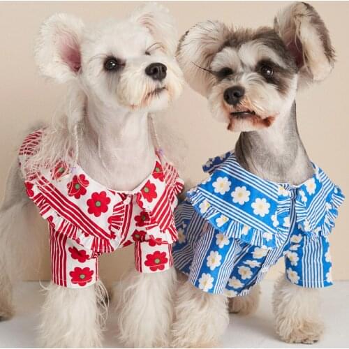 Dog Clothes Dog Shirts for Small Dogs Puppy Clothes Luxury Dog Clothes Dog Shirts for Dogs Shirt for Cat Pet Flower Shirt