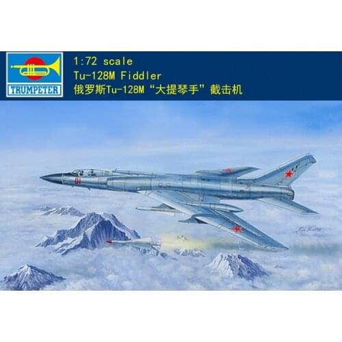 Trumpeter 01687 1/72 Scale Tu-128M Fiddler Aircraft Plastic Assembly Model Kit
