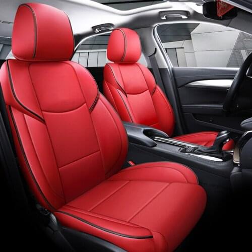 Custom car Seat Covers set in automobile cover leather for Cadillac ATSL auto products seat caution car accessories car sticker