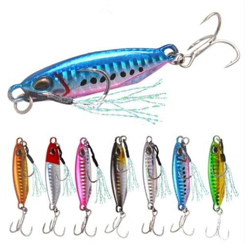 Metal Sequins Fishing Lure 16g/32g 50mm/65mm Crankbait Jig Shads Spoon Artificial Baits Wobbler Rotating Bait Sea Lures Pesc