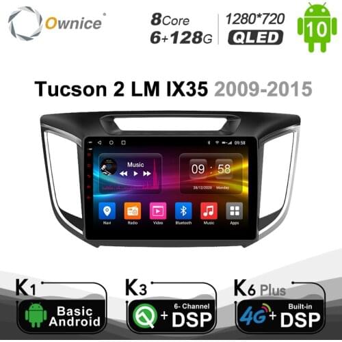 QLED Android 10.0 6G+128G Car Radio DVD Player GPS Navi k3 k5 k6 For HYUNDAI IX25 2014 2015 2016 4G LTE DSP SPDIF 1280*720