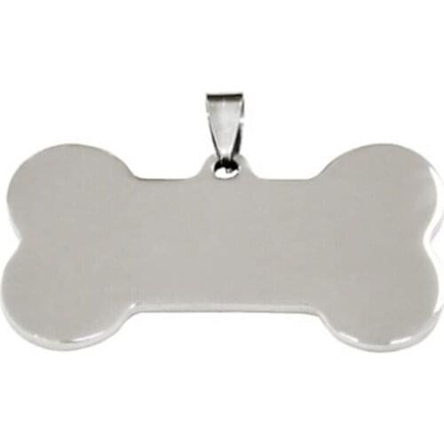 Dog Identity Card Bone Metal Pet Card Cat Dog Tag Pet Collar Accessories ID Tag Name Phone Pet Supplies