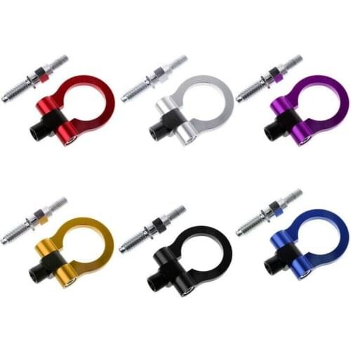 Universal Racing Towing Car Tow Hook Fit For BMW E46 E81 E30 E36 E90 E91 Europea Car Auto Trailer Ring Car Accessories