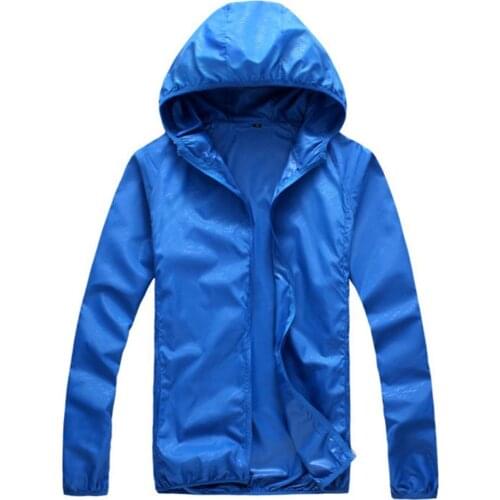 Unisex Hooded Windproof Sun Protection Coat Summer Lightweight Long Sleeve Fishing Jacket For Hiking