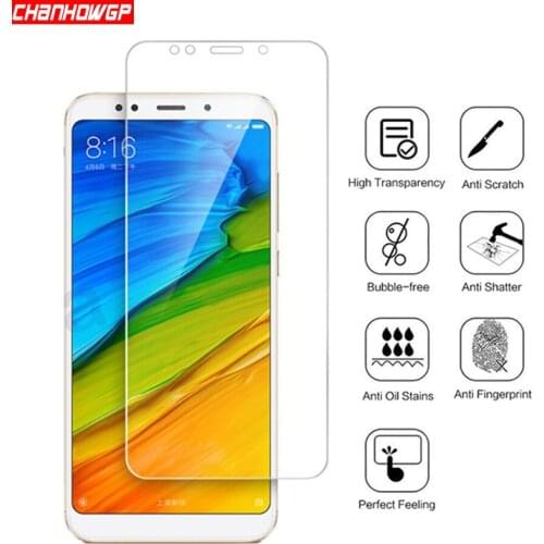 CHANHOWGP Tempered Glass Screen Protector For Xiaomi Redmi 5 Plus Redmi 5 Xiaomi Redmi5 Plus Protective 2.5D 9H Glass Flim