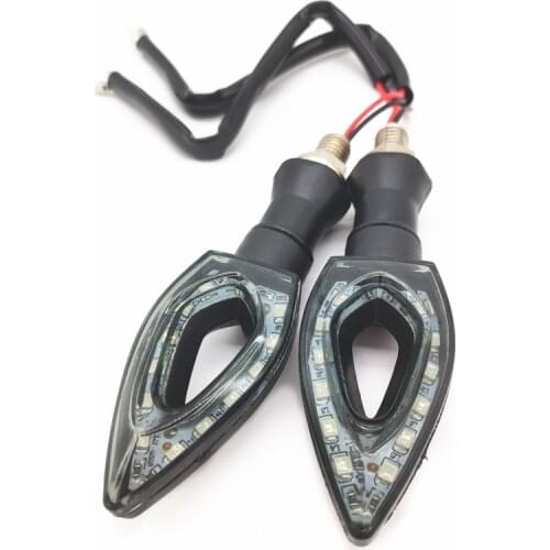 1 Pair 12 LED Universal Motorcycle Turn Signal Light LED Tail Lights Indicators For Moto Refit Motorbike Motorcycle Accessories