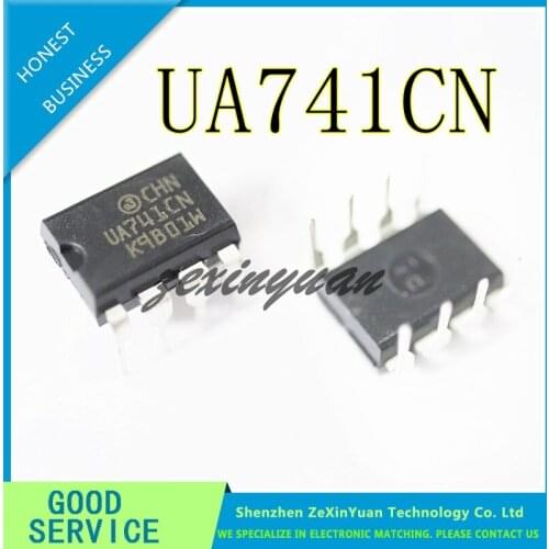 20PCS/LOT UA741CN UA741CP UA741 LM741 741 DIP-8 NEW