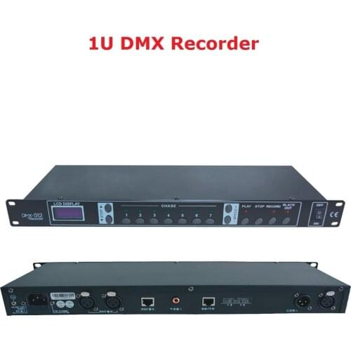 2020 Free Shipping DMX512 Controller 1U DMX Recorder Easy Console Perfect For Stage Dj Disco Party Lighting Shows Projector