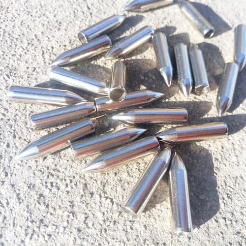 24pcs Archery Crossbow Arrowhead Stainless Steel Broadhead ID 5mm Points For Crossbow Arrow