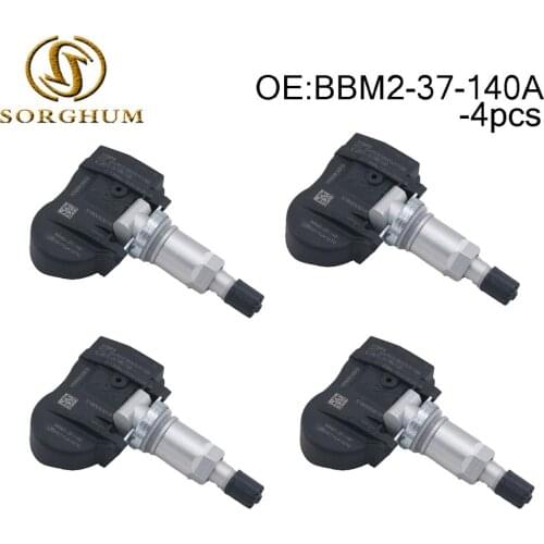 4pcs BBM2-37-140A TPMS Sensor Tire Pressure Sensor Fits For Mazda 2 3 5 6 CX-7 CX-9 RX-8 MX5 Miata 2003-2015