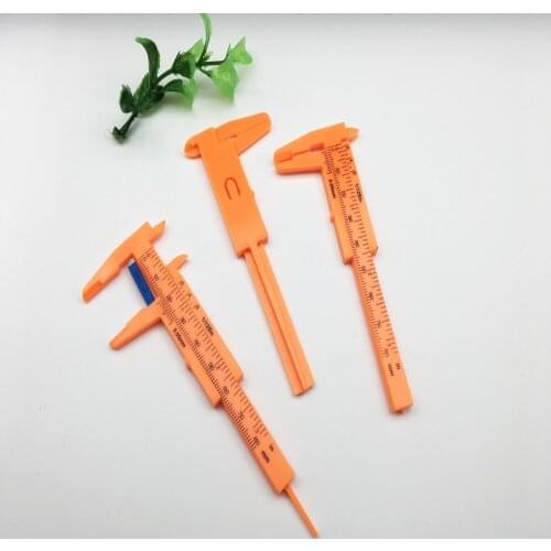 80mm Ruler Eyebrow Tattoo Measure Ruler Stencil Shaper Ruler Measure Tool Double Scale Sliding Gauge Eyebrow ruler