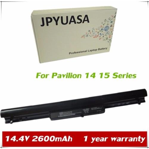 7XINbox 14.4V 2600mAh HSTNN-YB4D VK04 Laptop Battery For HP Pavilion Sleekbook 14 15 Series 14t 14z 15t 15z 694864-851