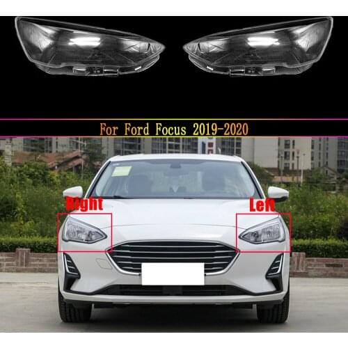 Car Headlamp Lens For Ford Focus 2019 2020 Car Auto Shell Cover Replacement Part
