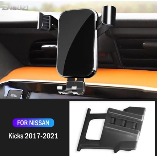 Car Mobile Phone Holder Mounts Stand GPS Gravity Navigation Bracket For Nissan Kicks 2017 2018 2019 2020 2021 Car Accessories