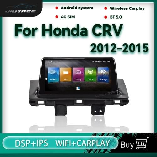 2Din Horizontal Screen Android Car Radio For Honda CRV 2012-2015 Auto Stereo Wireless Carplay Multimedia Player GPS Navigation