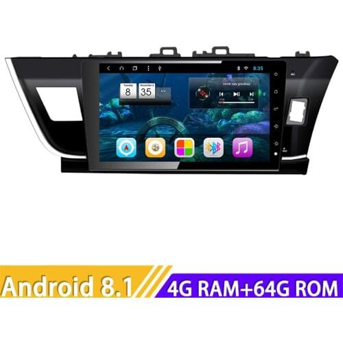 Car Radio Android 8.1 DVD Player 10.1'' Autoradio For Toyota Corolla 2014 2015 2016 Stereo GPS Navigation 2 Din Car Head Unit