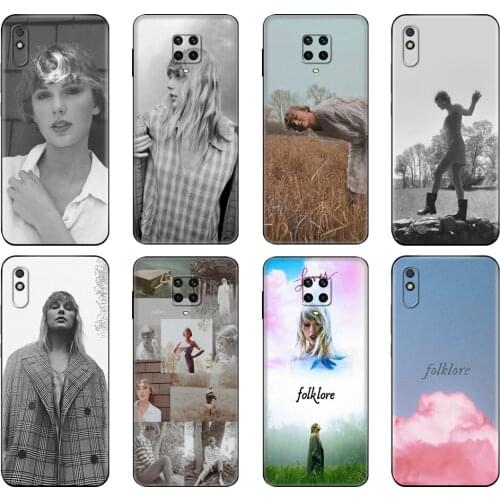 Black tpu Case For Xiaomi Redmi 7A 8 8A 9 9A 9C Case Redmi Note 8T 8 Pro T Note 9 9S 9 Pro Case Folklore