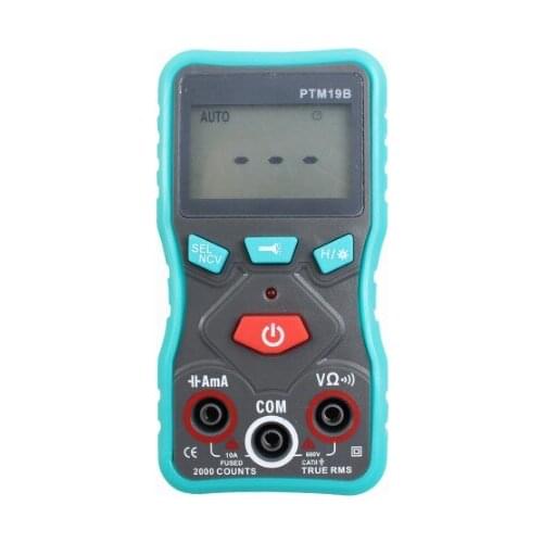 Digital Voltmeter Ammeter Ohmmeter Multimeter Volt AC DC Tester Meter PTM19B