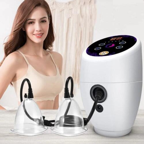 Electric Vacuum therapy machine Breast Massager Breast Chest Massage Enlargement Breast Care Beauty Body Cupping Device