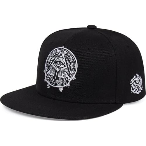 New Eye 3D Embroidered Baseball Cap Hip Hop Cap Men and Women Caps Fashion Wild Casual Snapback Caps Outdoor Sun Hat