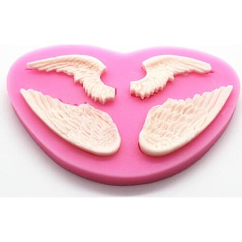 P370 Large wings and small wing silicone mold for chocolate molds
