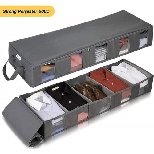 Strong Oxford Clothes Storage Bag Large Capacity Underbed Sundries Organizers Wardrobe Foldbale Bag