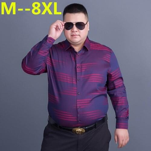 10XL 8XL 6XL 5XL 4XL New Spring Autumn Cotton Dress Shirts Mens Casual Shirt Casual Men Plus Size Loose Fit Social Shirts