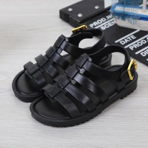 Summer Sandals for Girls Brazil Hollow Out Gladiator Toddler Slides Solid Beach Shoes Children Sandals Casual Cute Jelly Sandals