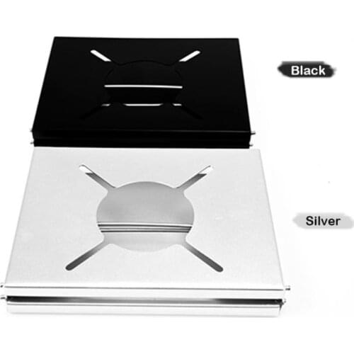 Folding Outdoor Windproof Camp Stove Stand Cooking Station Table for Hiking Camping Picnic Stove Stand Bracket Holder Table